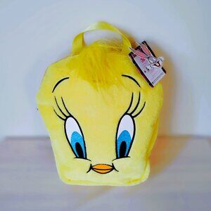 Justice Looney Tunes Tweety Bird Mini Yellow Plush Backpack